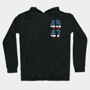 Funny QR President Trump 45/47 - Trump Dancing Code Hoodie